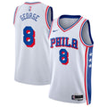 Paul George Philadelphia 76ers Association Edition Swingman Jersey - White - Unisex