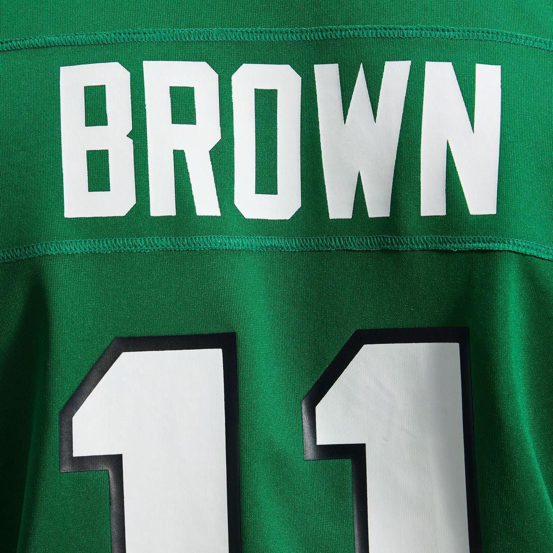 A.J. Brown Philadelphia Eagles Team Jersey - Midnight Green