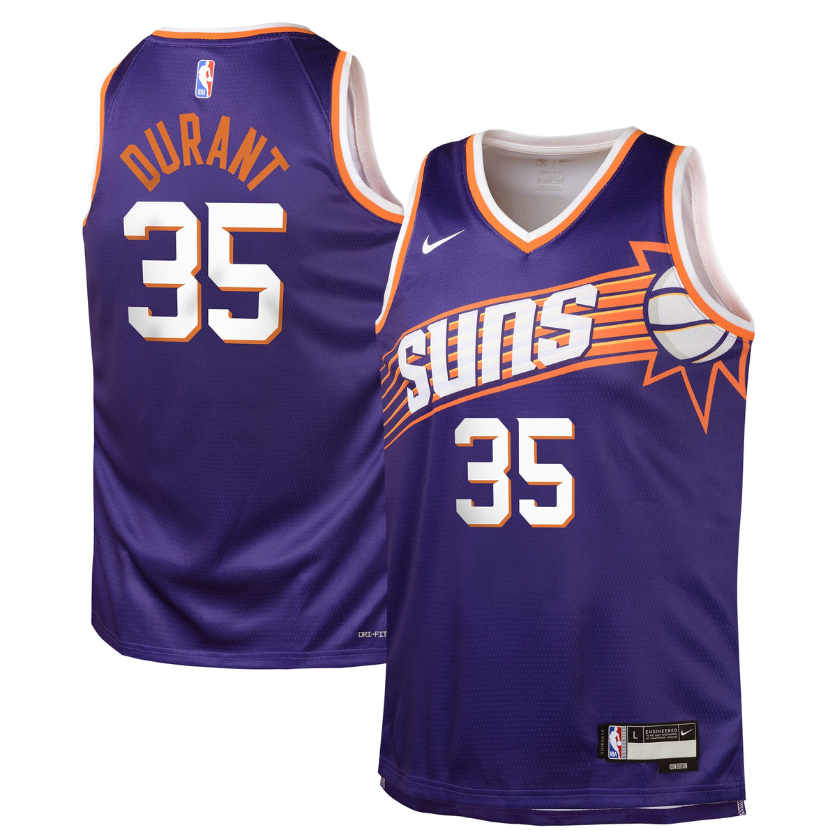 Phoenix Suns Jersey - Kevin Durant - Youth
