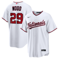 James Wood Washington Nationals Home Jersey - White