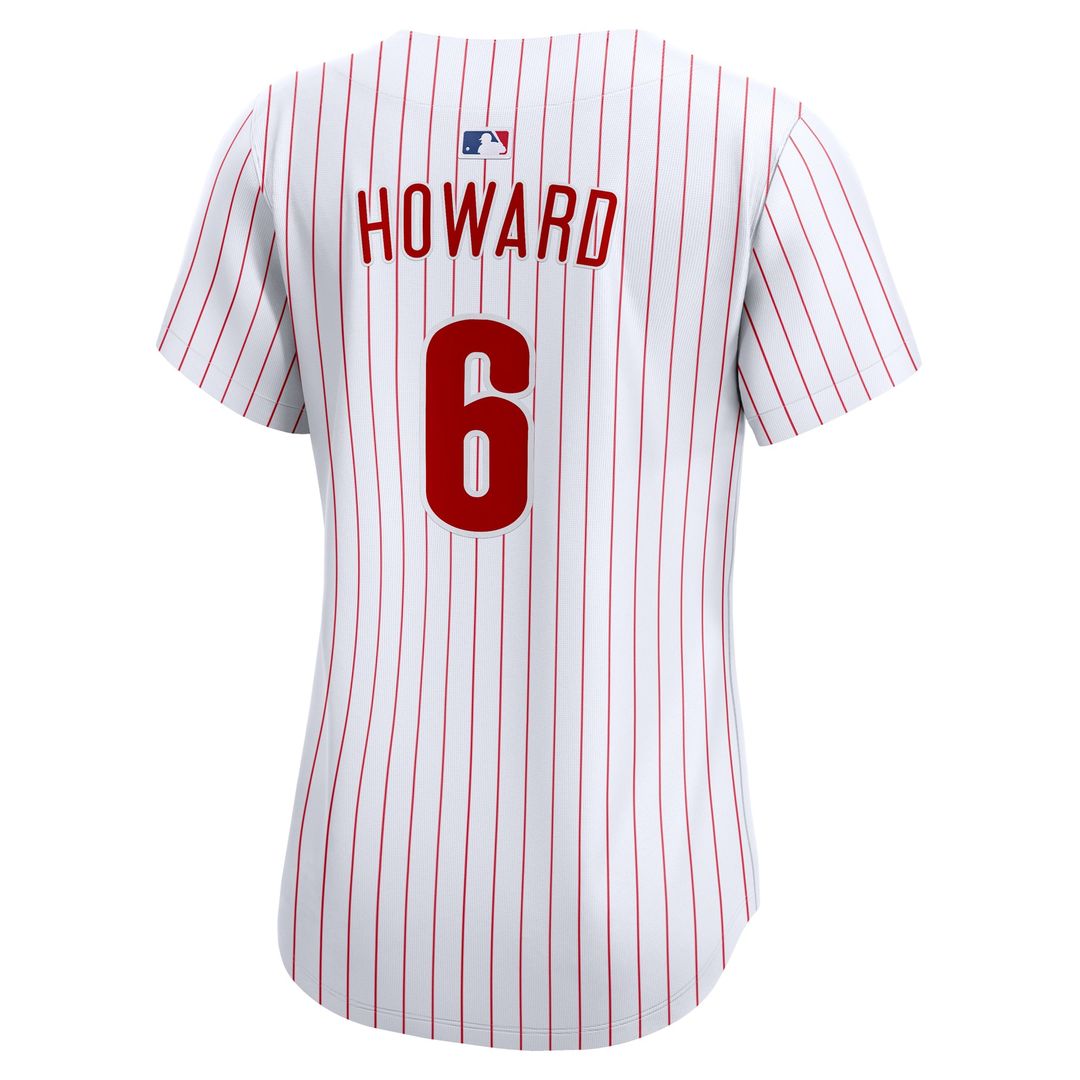 Ryan Howard Philadelphia Phillies Women's Jersey - White