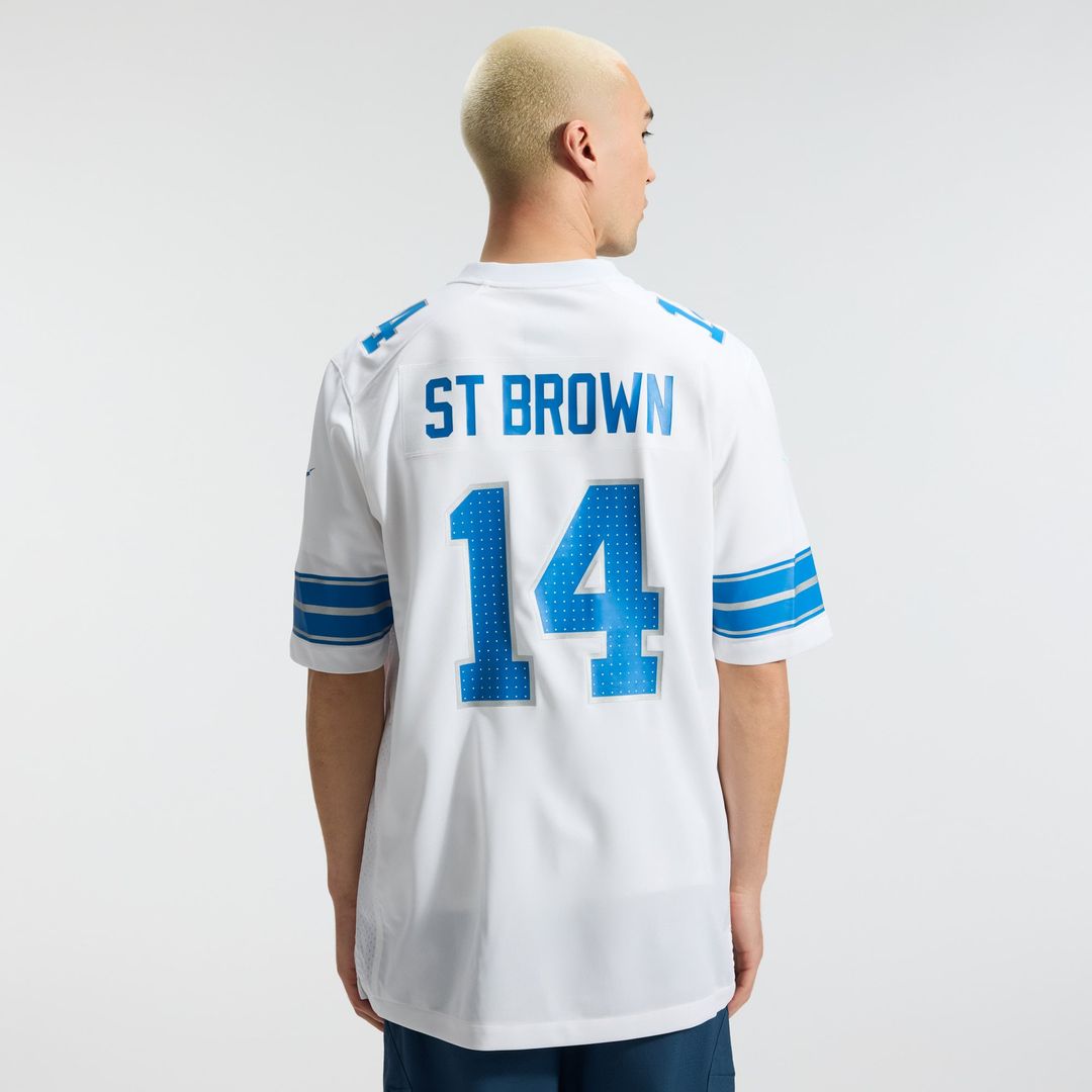 Amon-Ra St. Brown Detroit Lions Jersey - White