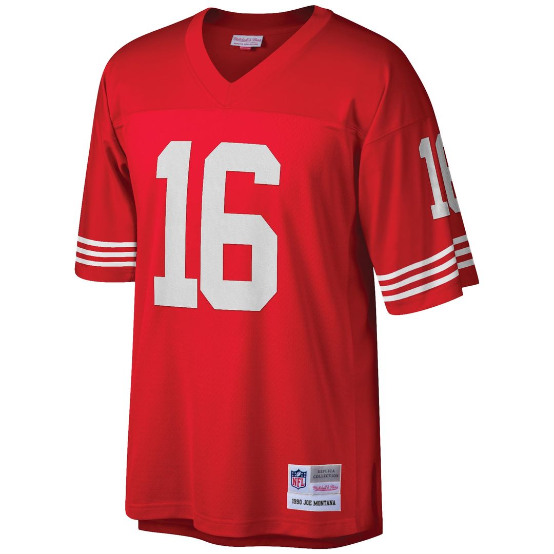 Joe Montana San Francisco 49ers Big & Tall 1990 Retired Player Jersey - Scarlet