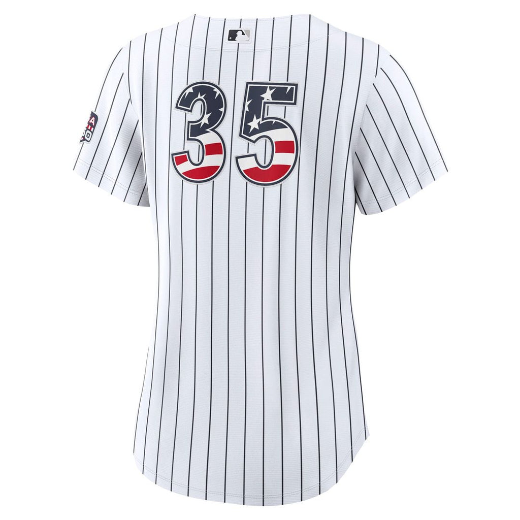 Fourth of July Women's New York Yankees Cody Bellinger White USA 250 Jersey