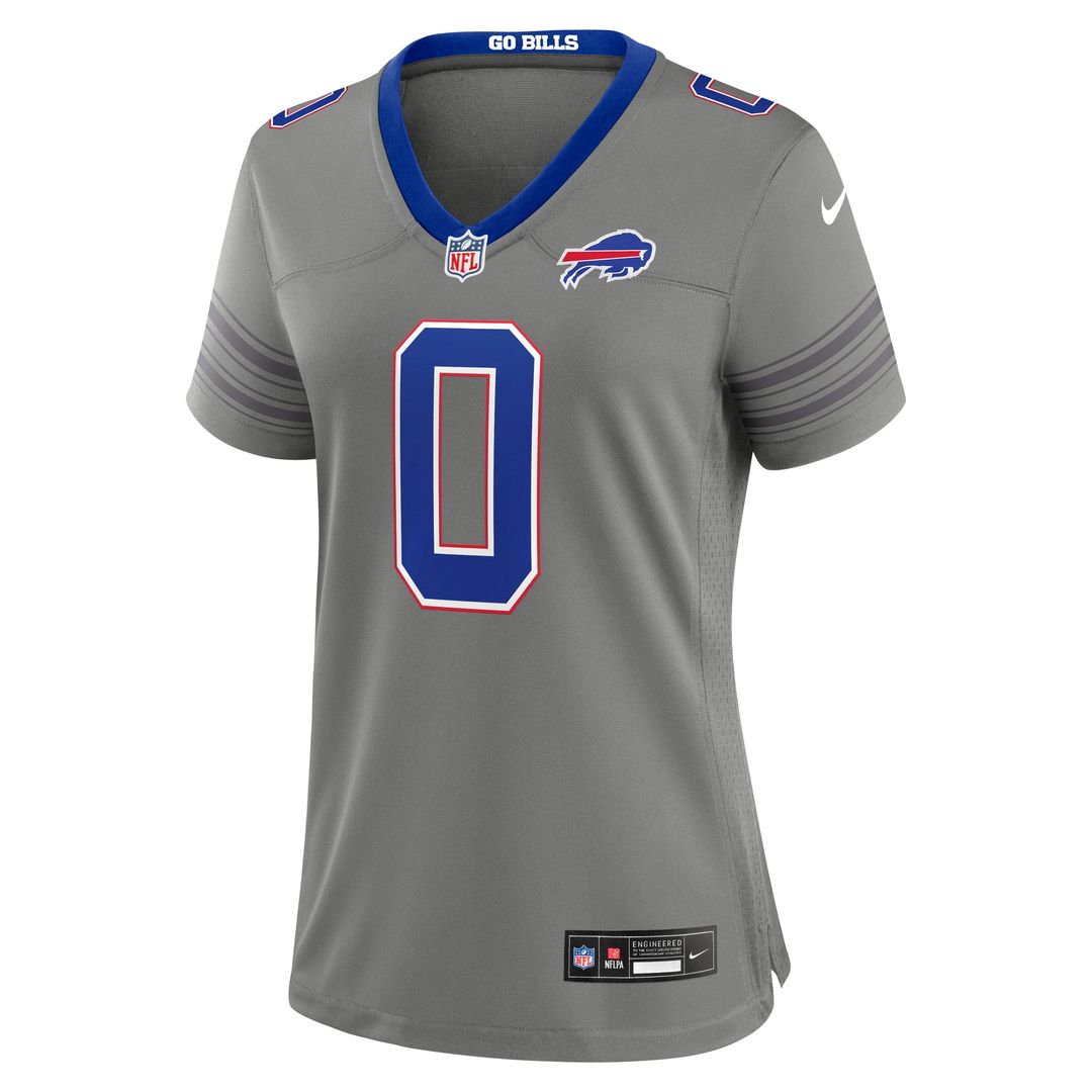 Keon Coleman Buffalo Bills Women's Nickel City Jersey - Gray
