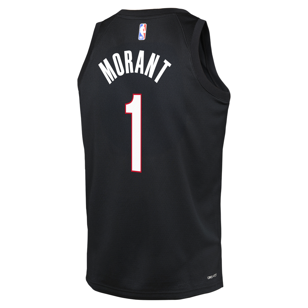 Portland Trail Blazers Replica Jersey - Black - Ja Morant - Youth