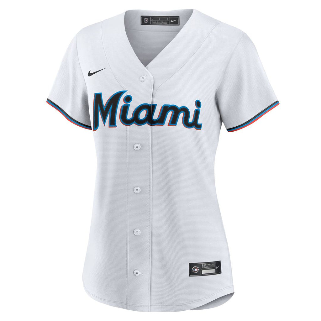 Xavier Edwards Miami Marlins Women's Home Jersey - White