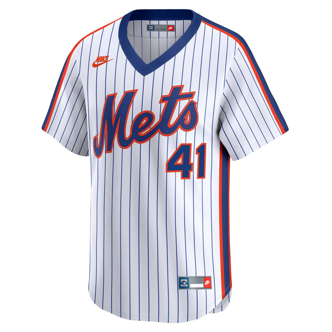 Tom Seaver New York Mets Throwback Cooperstown Jersey - White