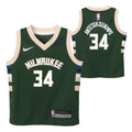 Milwaukee Bucks Icon Jersey - Giannis Antetokounmpo - Toddler