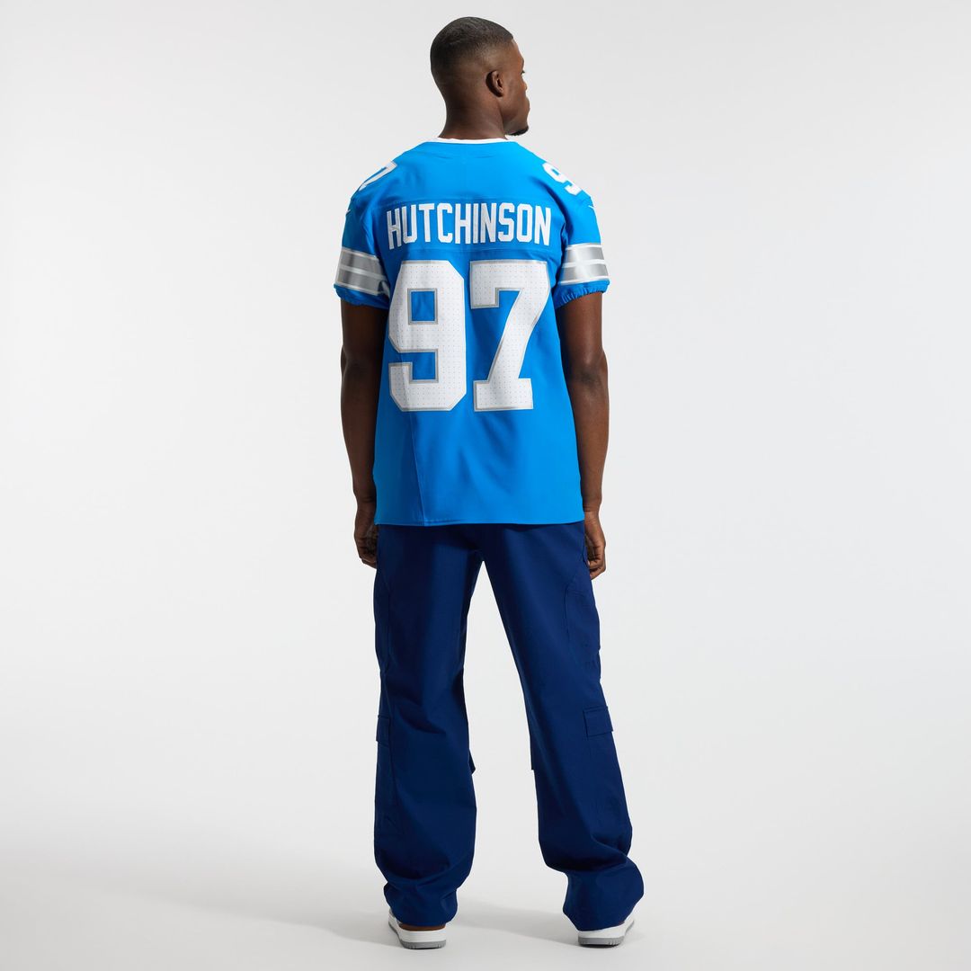 Aidan Hutchinson Detroit Lions Team Elite Jersey - Blue