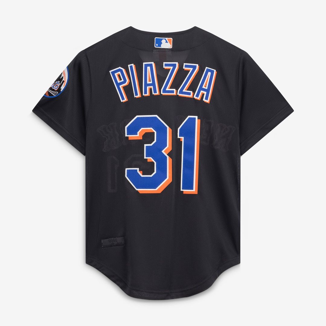 Mike Piazza New York Mets 2000 Jersey - Black