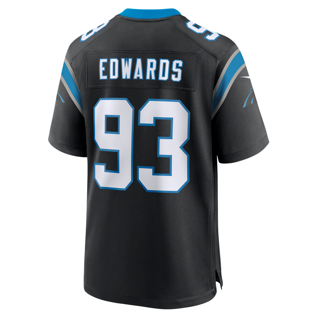 TeRah Edwards Carolina Panthers Team Jersey - Black