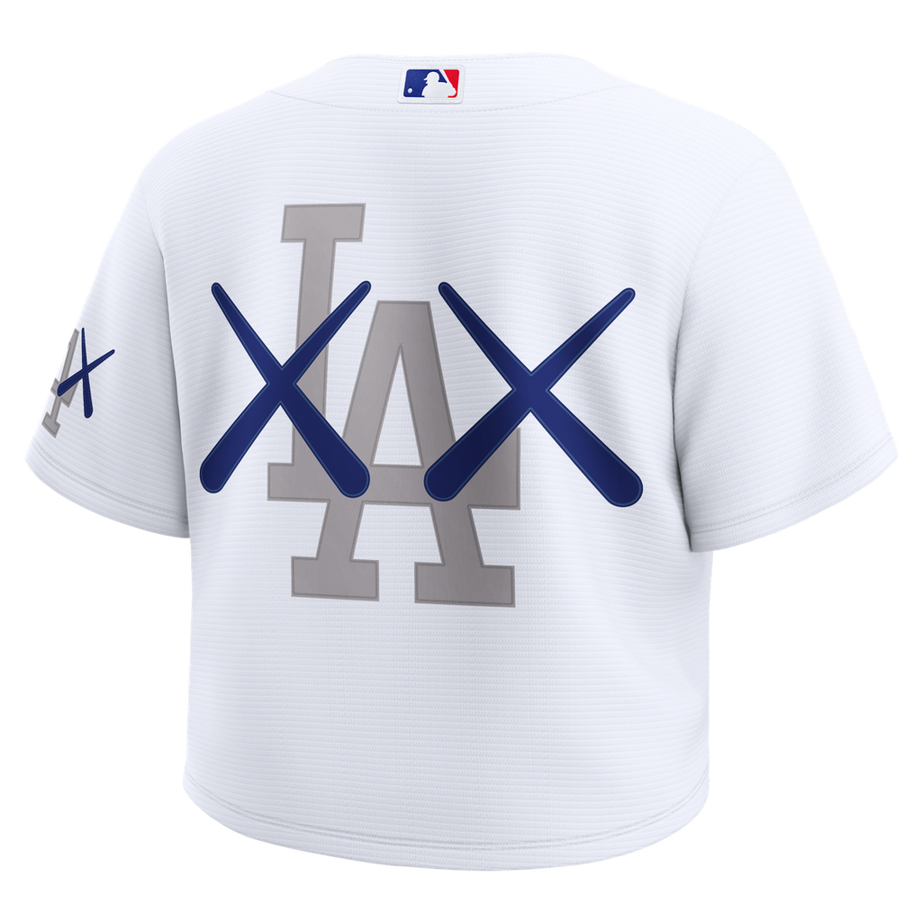 Los Angeles Dodgers Women's Cropped Jersey - White