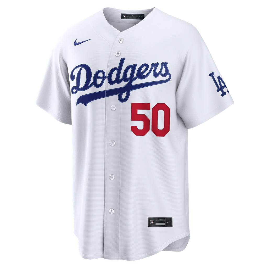 Mookie Betts Los Angeles Dodgers Home Jersey - White