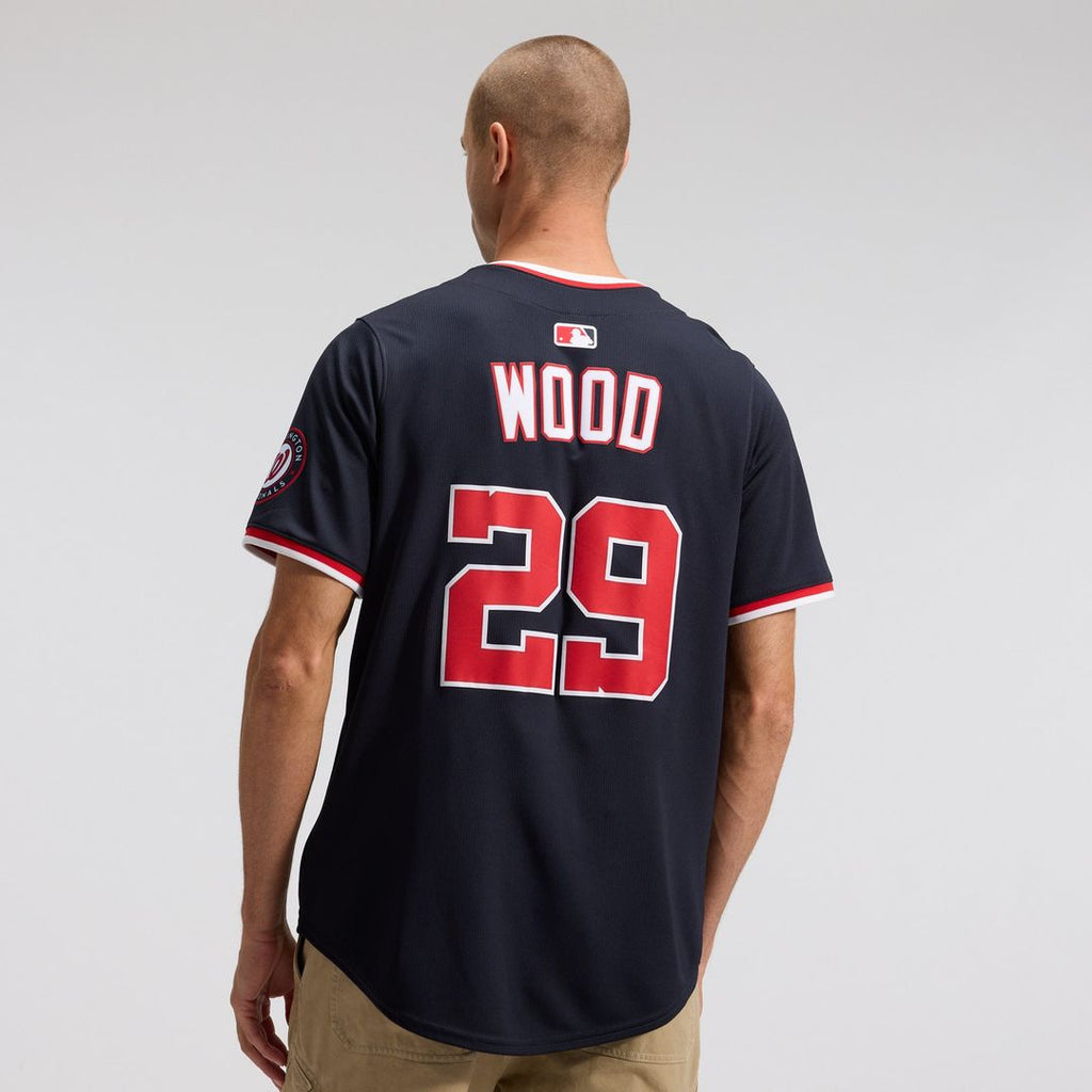 James Wood Washington Nationals Alternate Jersey - Navy