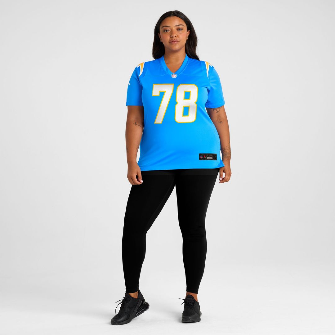 Andre James Los Angeles Chargers Women's Team Jersey - Powder Blue