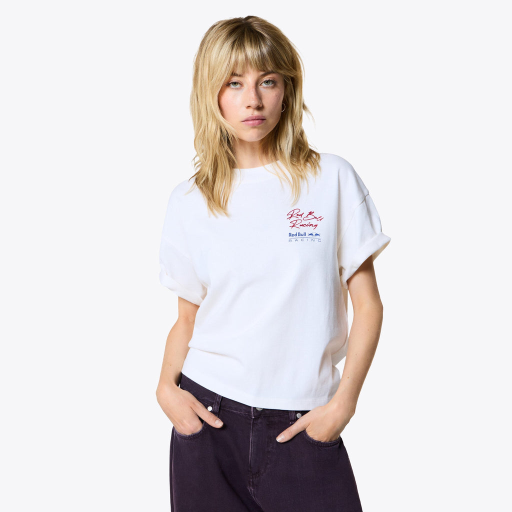 Oracle Red Bull Racing Pepe Jeans Driver T-Shirt - White - Womens