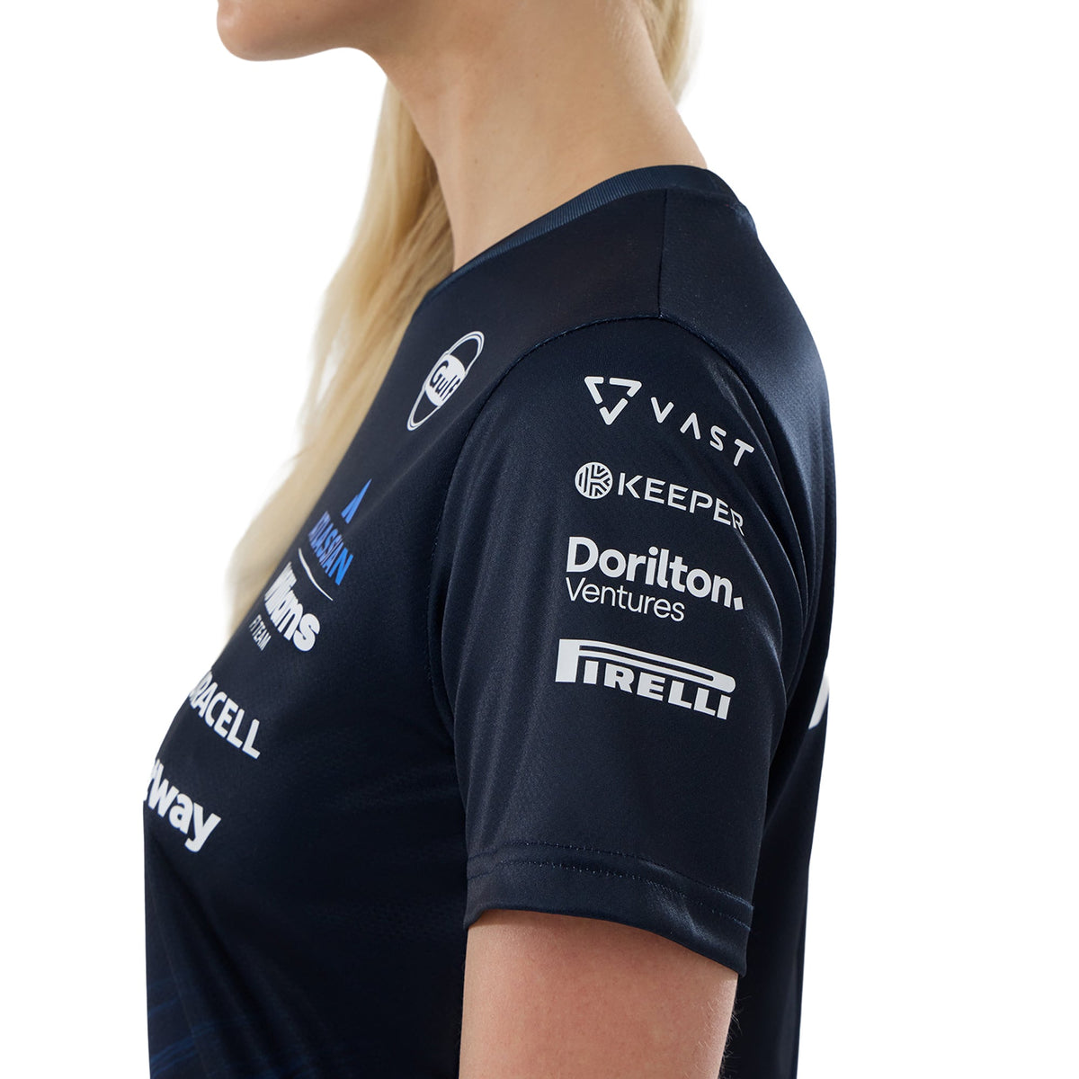 Williams Racing New Era Replica Tech T-Shirt - Navy - Womens